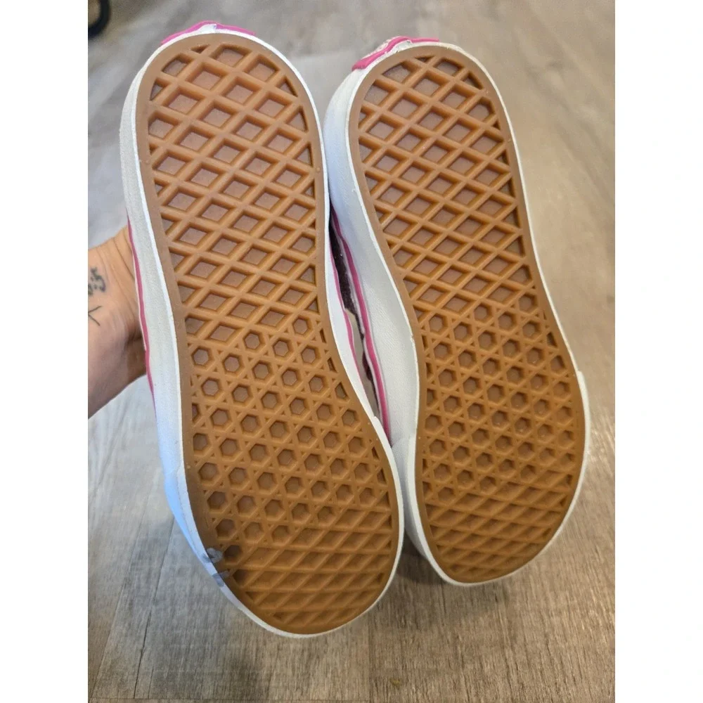 VANS off the wall  Slip-On shoes Missy's US Size 3 Pink Glittery size